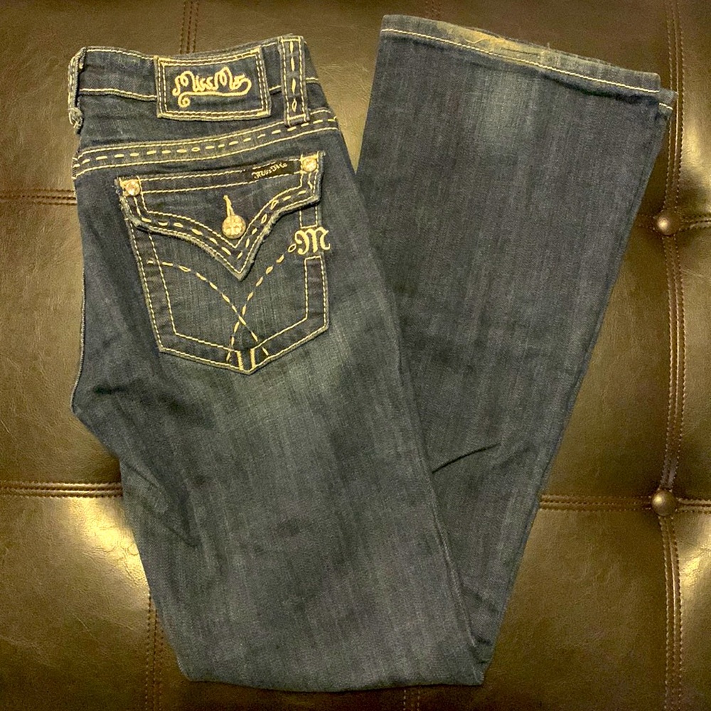 Miss Me low rise boot cut jeans